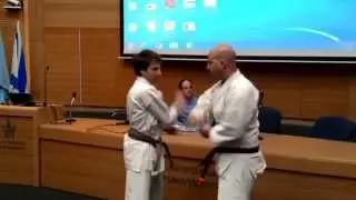 הדגמת קראטה באוניברסיטת תל אביב Goju-ryu karate demo at Tel-Aviv University
