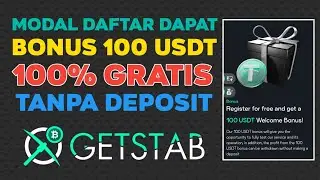 MANTAP‼️MODAL DAFTAR DAPAT 100 USDT GRATIS, TANPA DEPOSIT, CLOUD MINING USDT 2022 | GETSTAB