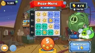 Angry Birds Friends. Piggi-Matic 5 (10.01.2026). 3 звезды. Отрывок из книги Сергея Фетисова.