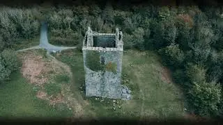 Merlin Castle in Galway, Ireland, drone photography