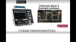 Cyrob : Mesures sur une sortie logique 50ohm avec Tektronix et Keithley
