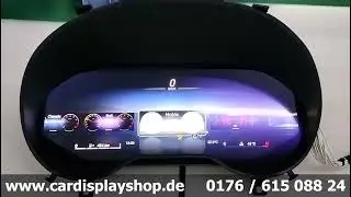Plug&Play Digitales Tacho im Mercedes &ndash; aus dem CarDisplayShop vorher&nbsp;/&nbsp;Nachher