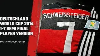 PLAYER VERSION SOCCER JERSEY /MAILLOT DE FOOT / RETRO GERMANY WORLD CUP 2014 #bastianschweinsteiger