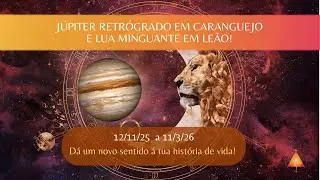 Júpiter retrógrado e Lua minguante — Dá um novo rumo à tua história!