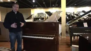 Hailun HU-5P Upright Piano (Walnut Finish)
