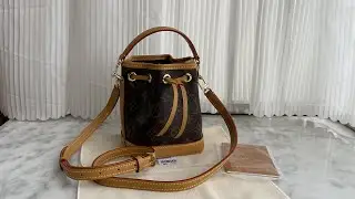 Louis Vuitton Nano No&eacute; M81266 Monogram Canvas Review #bag #review #unboxing