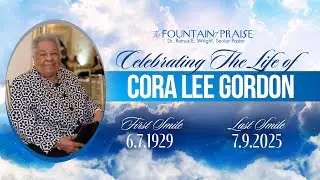 Homegoing Service for Cora Lee Gordon 07-25-25