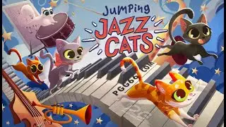 PG试玩DEMO《Jumping Jazz Cats》猫咪跑酷冒险，可同时九人同乐