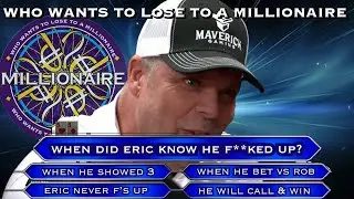 WHO WANTS TO LOSE TO A MILLIONAIRE? ROB YONG GETS STICKY