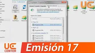 C&oacute;mo recuperar archivos en Windows 7 sin programas | UECenter #17