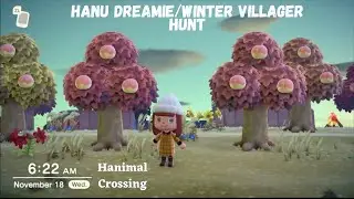 Animal Crossing Northern Hemisphere Winter or Dreamie Villager Hunt