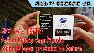 Review e Teste: Action Replay com Pseudo jogos gravados no Saturn