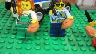 Лего 60136 обзор. Новинка 2017года!!!. Выживальщики с пирожками. Lego Citi 60136, starter set.