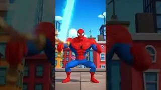 SPIDER-MAN Gets LASER GUN vs  Hulk Hammer Smash! #herovsmonster