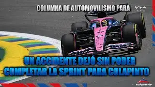 F1 I Colapinto y un accidente que lo complic&oacute;