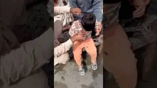 funny child kill the barber