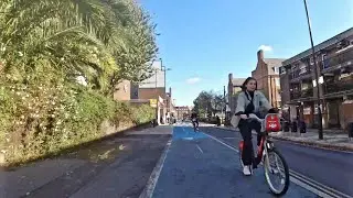 [4K] 🇬🇧 CS3 Cycle Superhighway in London