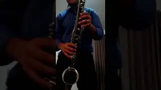 Escala natural no clarone ou clarinete baixo Bb - vídeo 1