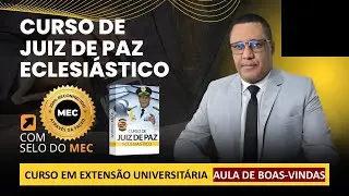FORMAÇÃO EM JUIZ DE PAZ COM O SELO DO MEC