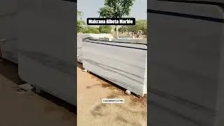 Makrana White Albeta Marble with Black Line Design