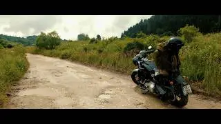 A trip to Montenegro with a Harley Softail Slim, camping with a tent and off-roading in wild Balkans