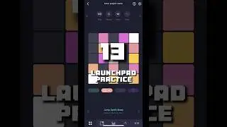 13 Launchpad Practice #launchpad  #music #japan #osaka #cellphone #app #fingerdrumming #practice