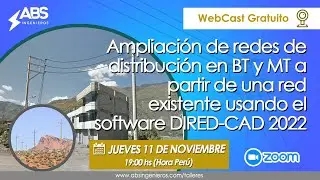 Ampliación de Redes de Distribución en BT y MT a partir de una red existente usando DIRED-CAD