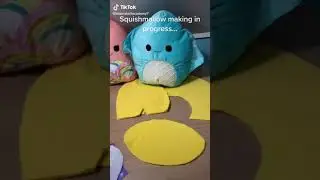Squishmallow making... #shorts  #short #shortvideo #diy #diycrafts #progress #cool #custom #maker