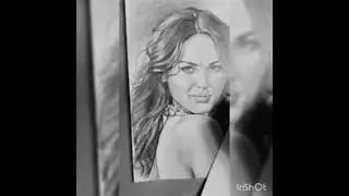 Рисую портрет Меган Фокс ✍