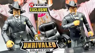 AEW UNRIVALED JIM ROSS RINGSIDE EXCLUSIVE FIGURE REVIEW!