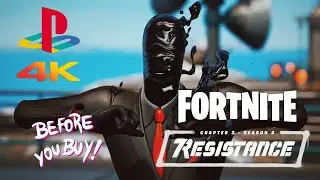 CHAOS AGENT Skin Showcase BEFORE YOU BUY FORTNITE BATTLE ROYALE PS5 Gameplay 4K HDR 60 FPS
