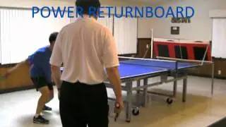 California table tennis with Returnboard - Marina 2012