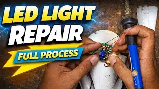 LED Light Repair Full Process | LED Panel Fix Step by Step 🔧💡 | ElectroFix