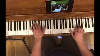 Brian Wilson - Here Today (piano cover overhead shot)