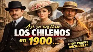 😲 ASI se VESTIAN los Chilenos en 1900, &iexcl;HOY PARECE INCREIBLE! 😲