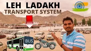 Leh Ladakh Local Public Transport System , Car Rent , Sharing & Bike Rent Details Vlog :Must Watch