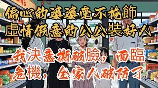 偏心的婆婆毫不掩飾，虛情假意的公公裝好人，我決意撕破臉，面臨危機，全家人破防了#故事 #故事分享 #为人处世 #家庭故事 #生活經驗 #家庭倫理 #家庭 #逆襲 #伦理 #婆婆 #深夜故事 #深夜淺談