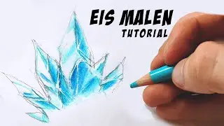 EIS malen | Tutorial | #shorts | Drawinglikeasir