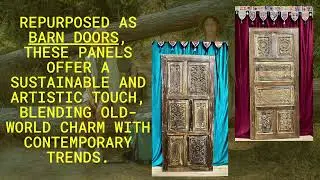 MOGUL INTERIOR Farmhouse style carved barndoors