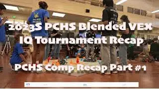 2623S PCHS Blended Vex Iq Tournament Recap