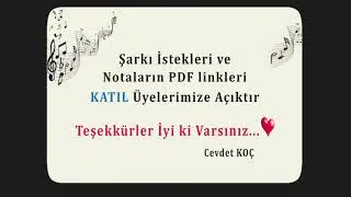 Biter G&uuml;l&uuml;m Biter - H&uuml;seyin Altın  NOTA SOLFEJ