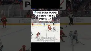 NHL RECORD! Macklin Celebrini Hits 60 Points Before New Year&rsquo;s Day! 🦈