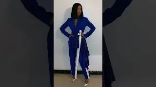CARDI B⎮Iconic Blue Fashion💙💙💙#shorts @WearsMagazine