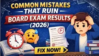 Board Exam 2026 | Ye mistakes apka result khrab kr degi ! #boardexam2026