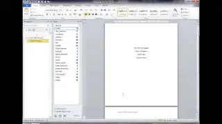 4 - APA Abstract Format with Styles in MS Word