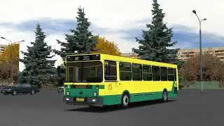 OMSI 2: ЛиАЗ-5256.25 '2002: CAT-3116 & Voith & Raba. Поездка из кабины