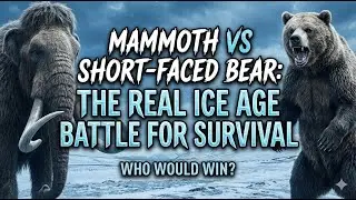 Ice Age Deathmatch: Woolly Mammoth vs Giant Short-Faced Bear