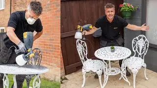 Craig Phillips - Spray Painting Garden Table and Chairs