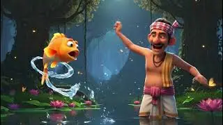 Panchatantra Story in Hindi | Three Fish 🐟 | Moral Story for Kids | Animated Kahani