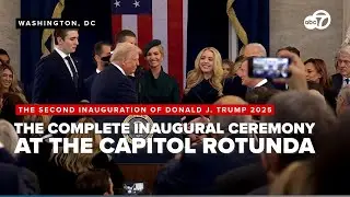 COMPLETE Inaugural swearing-in ceremony and speech at the Capitol Rotunda